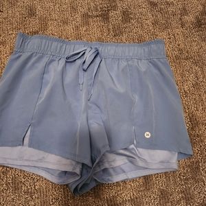 Blue RBX shorts with lining and drawstring